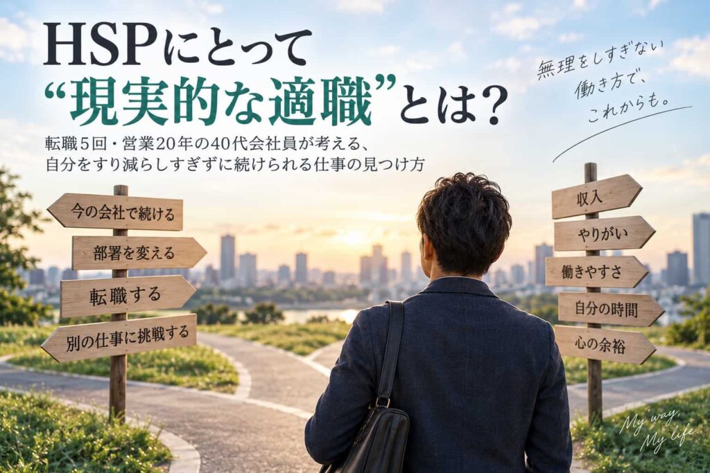 HSP 現実的な適職