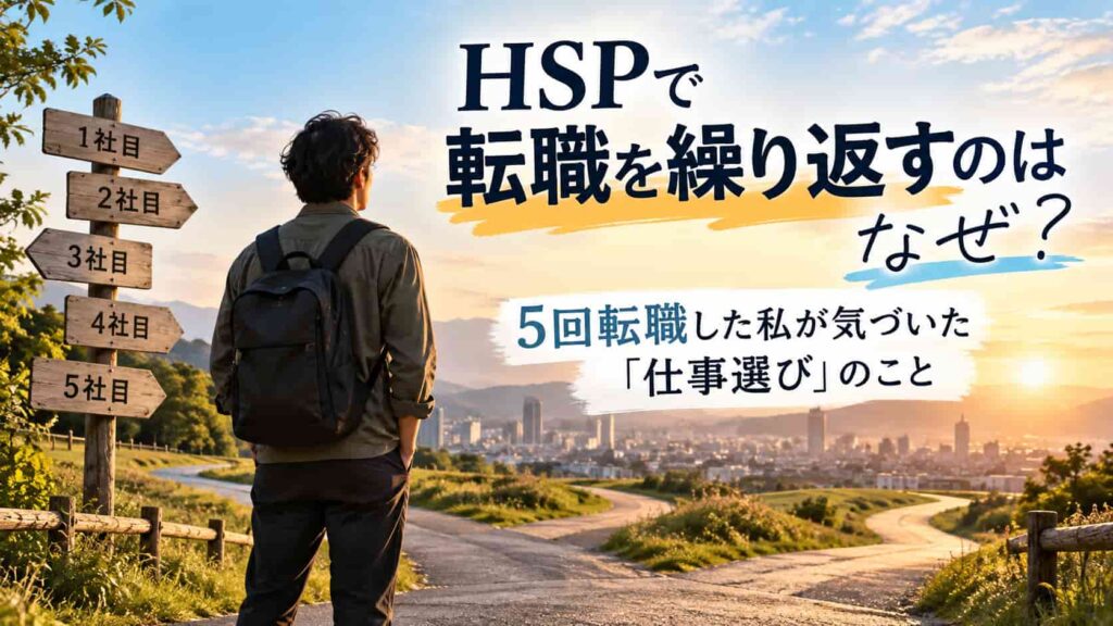 HSP 転職 繰り返す