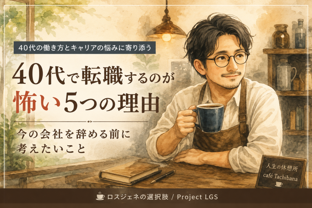 40代で転職するのが怖い5つの理由