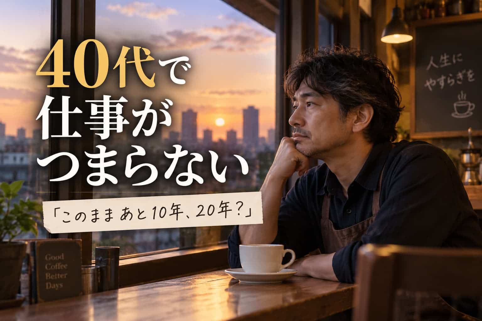 40代で仕事がつまらない